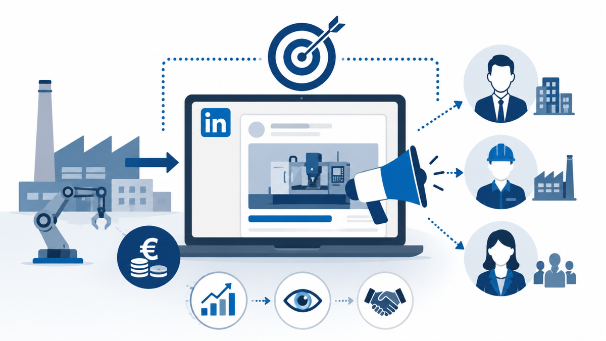 LinkedIn für Industrieunternehmen: Warum Sie kein Influencer werden müssen, um heute noch 1.000 Entscheider zu erreichen